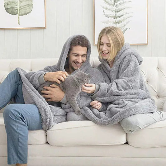 Giant Hoodie Blanket with Pocket