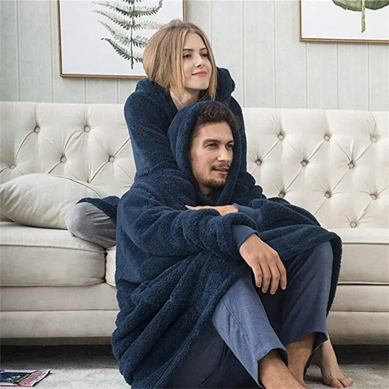 Giant Hoodie Blanket with Pocket