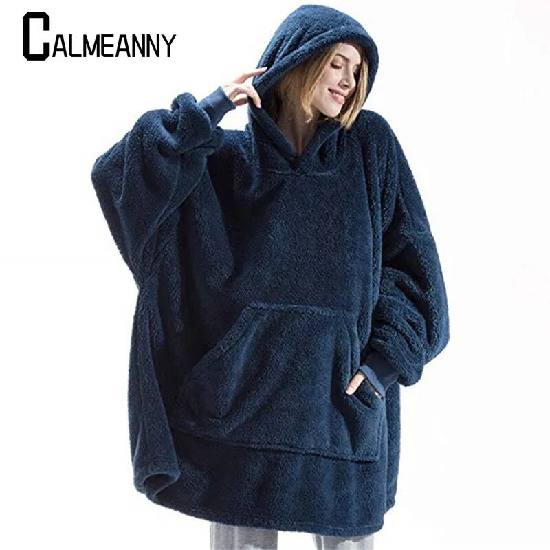 Giant Hoodie Blanket with Pocket