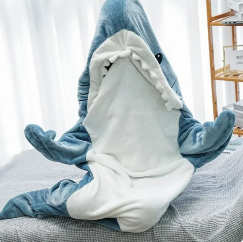 Shark Adult Onesie/ Sleeping Bag