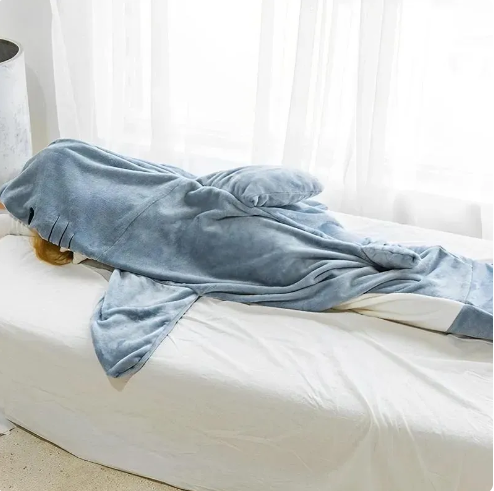 Shark Adult Onesie/ Sleeping Bag