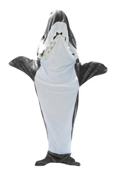 Shark Adult Onesie/ Sleeping Bag